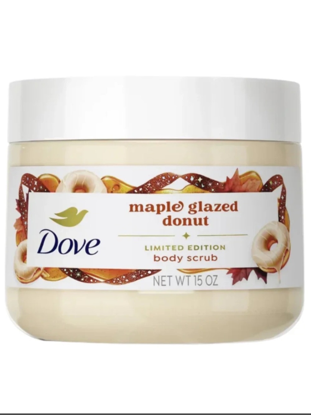 DOVE Maple Glazed Donut Limited Edition Body Scrub, NEW